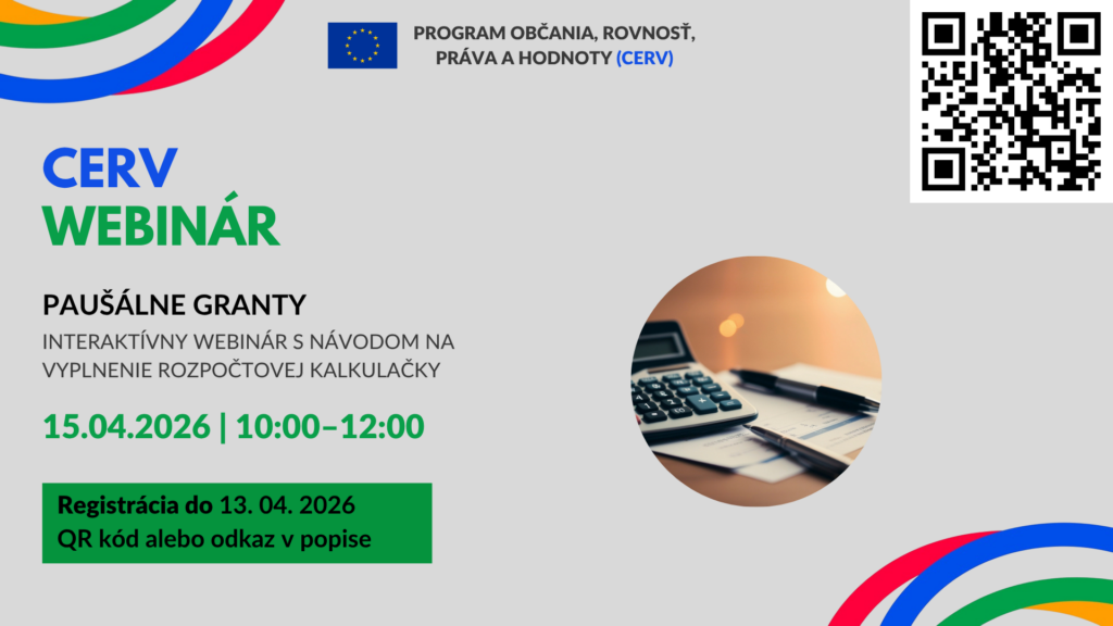 ilustračný obrázok: webinár 15.04. paušálne granty